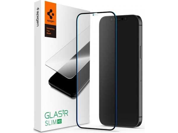 Spigen AGL01512, Apple, iPhone 12 Pro / iPhone 12, Reptålig, Transparent, 1 styck