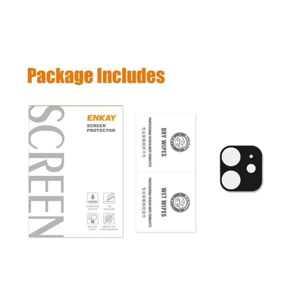 iPhone 12 Mini HAT PRINCE Full Coverage Tempered Glass Camera Lens Protector