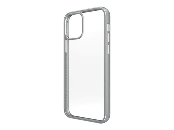 PanzerGlass ClearCaseColor - Limited Edition - baksidedeksel for mobiltelefon - herdet glass, termoplast-polyuretan (TPU) - satengsølv - for Apple iP