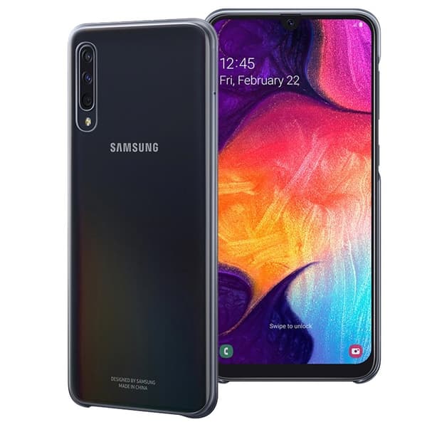 Original Samsung Galaxy A50 Gradation Cover Skal - Svart