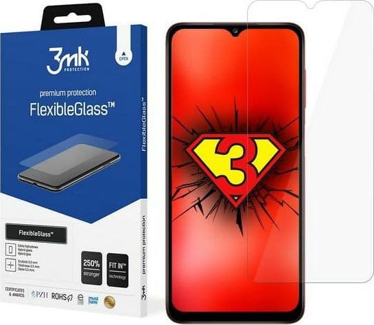 3mk FlexibleGlass suojalasi Samsung Galaxy A12 puhelimeen