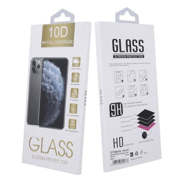 2-PACK iPhone 12 Mini - 10D Helskärm Härdat Glas