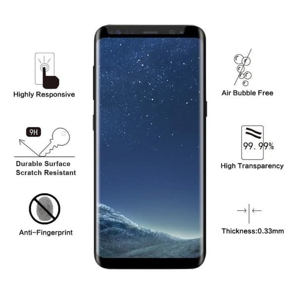 Samsung Galaxy S8+ Skärmskydd CASE-Friendly HeliGuard ORIGINAL