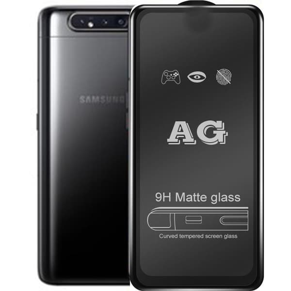 Galaxy A80 2.5D Anti-Fingerprints Skärmskydd 0,3mm
