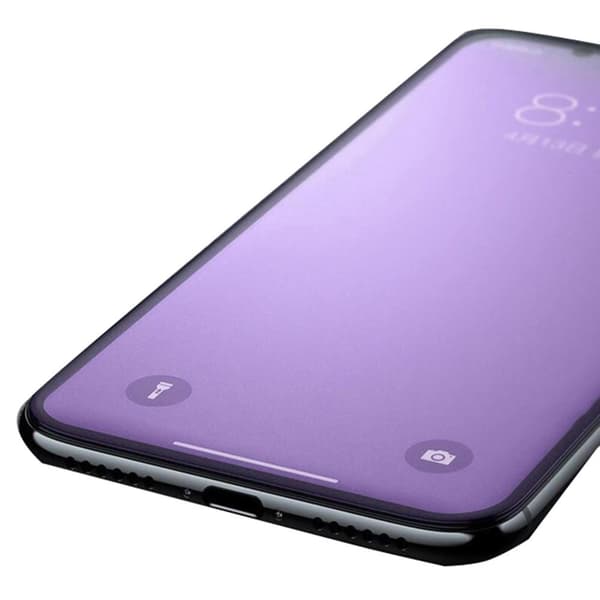 iPhone X Anti Blue-Ray Anti-Fingerprints Skärmskydd 2.5D 0,3mm