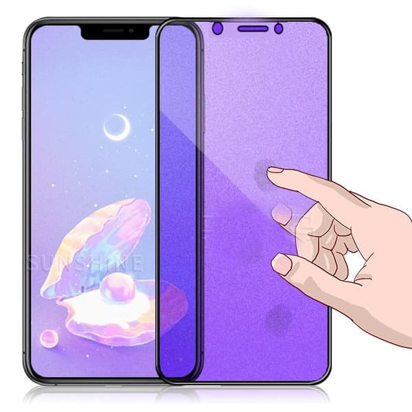 iPhone X Anti Blue-Ray Anti-Fingerprints Skärmskydd 2.5D 0,3mm