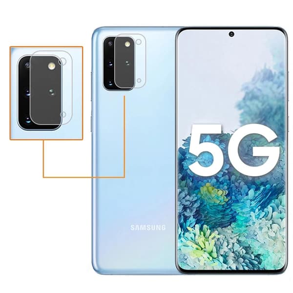 S20 Plus 2.5D Högkvalitativt HD-Clear Ultratunt Kameralinsskydd
