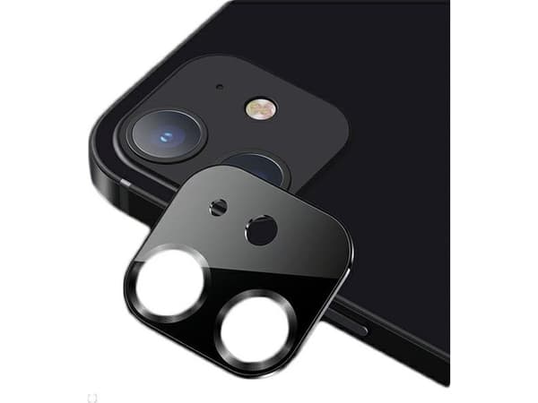 Usams USAMS Camera Lens Glass iPhone 12 mini metal czarny/black BH706JTT01 (US-BH706)