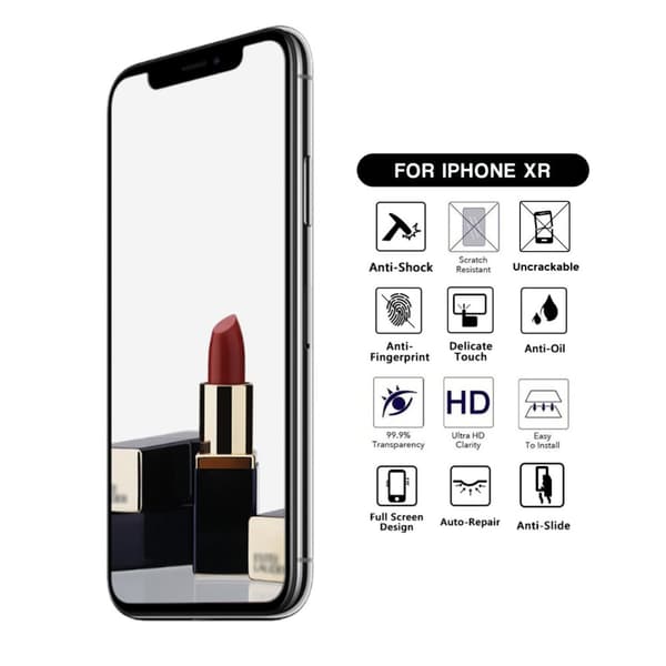 iPhone XR -kattava Mirror Mirror HD -näytönsuoja