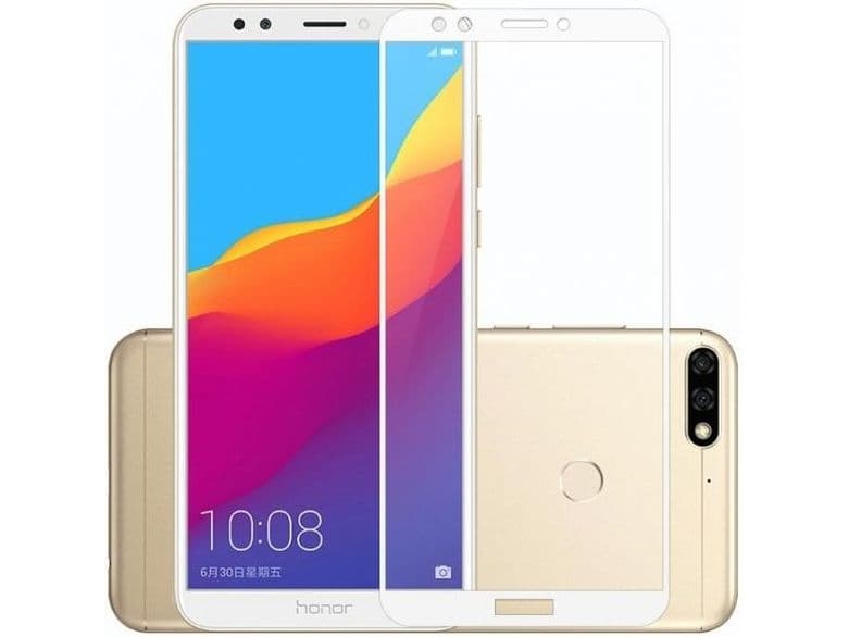 GSM City TEMPERED GLASS 5D HUAWEI Y7 2018/Y7 PRIME 2018/HONOR 7C WHITE