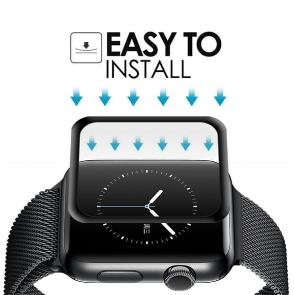2-Pack Apple Watch 6 44 mm Heltäckande 3D Härdat Glas Skärmskydd