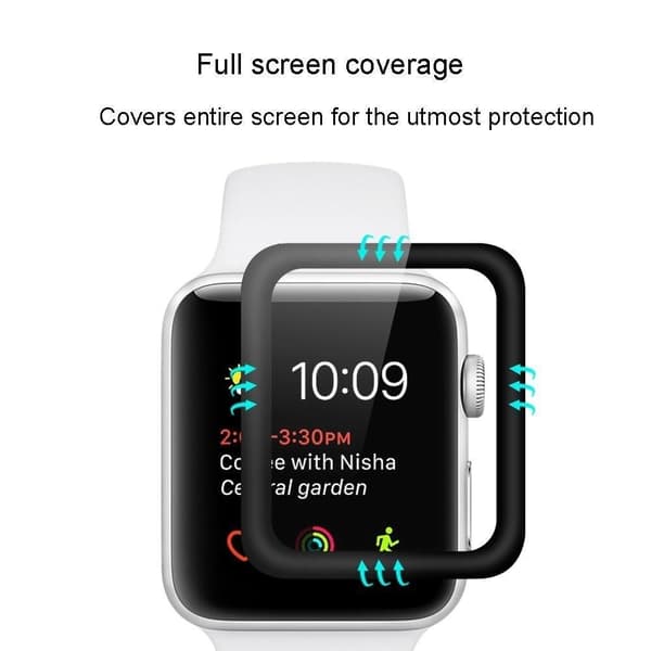 2-Pack Apple Watch 6 44 mm Heltäckande 3D Härdat Glas Skärmskydd