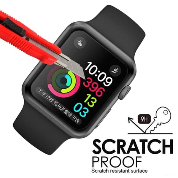 2-Pack Apple Watch 6 44 mm Heltäckande 3D Härdat Glas Skärmskydd