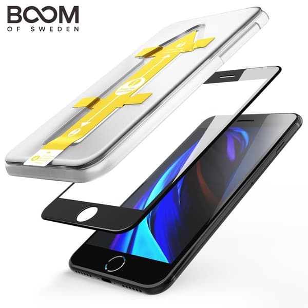 BOOM Curved Härdat Glas Skärmskydd iPhone 8 Plus / 7 Plus