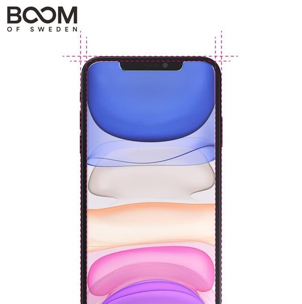 BOOM Flat Härdat Glas Skärmskydd iPhone 11 Pro Max/XS Max