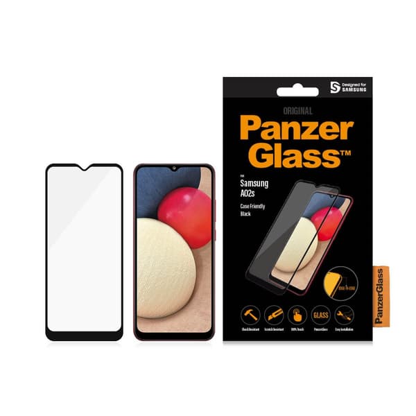 PanzerGlass Samsung Galaxy A02s Case Friendly, Black