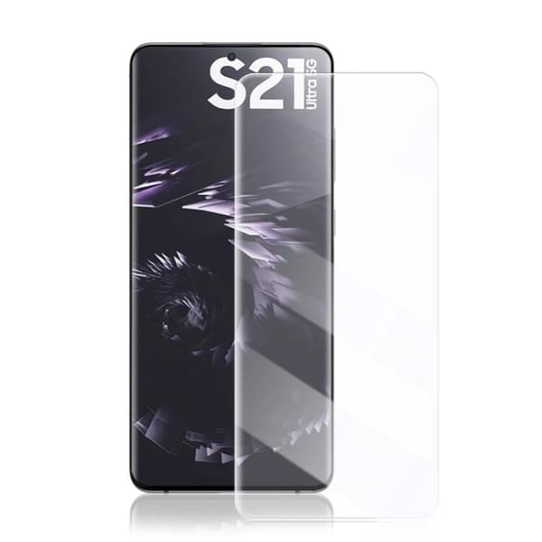 Samsung Galaxy S21 Ultra UV Skärmskydd i 3D Härdat Glas
