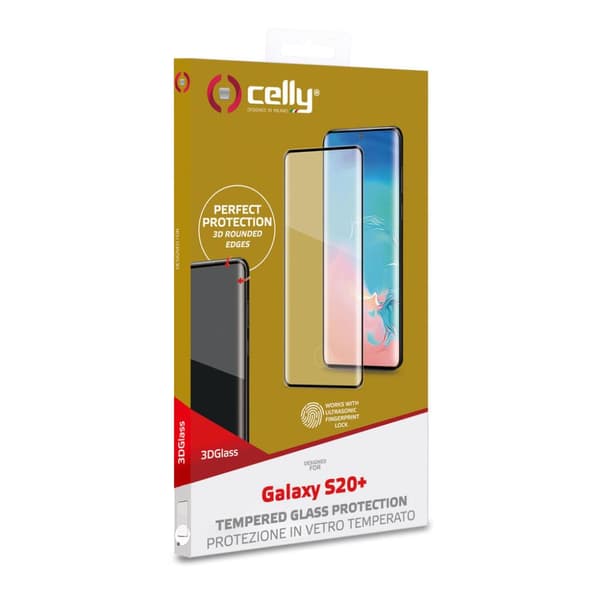Samsung Galaxy S20 Plus Celly 3D Skärmskydd i Härdat Glas
