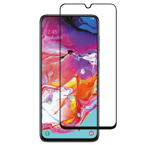 Champion Skärmskydd i Härdat Glas för Samsung Galaxy A70 - Svart