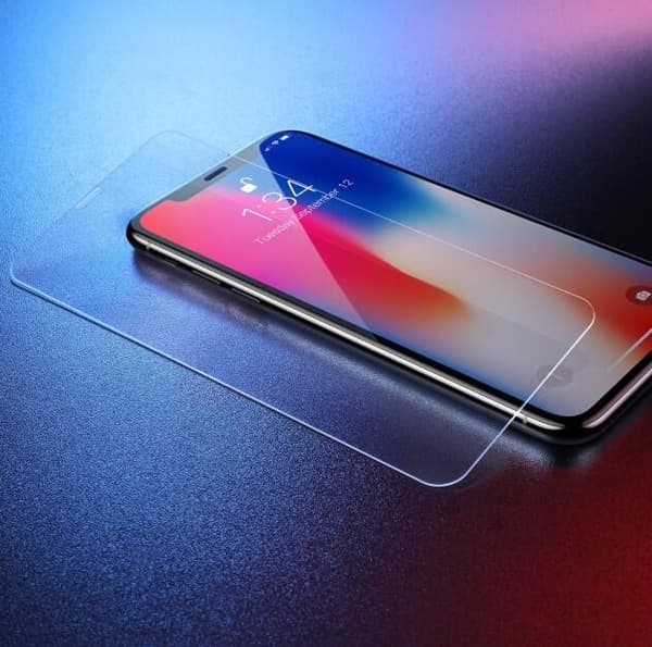 Baseus 0,3 mm Heltäckande Skärmskydd i Härdat Glas för iPhone XS Max
