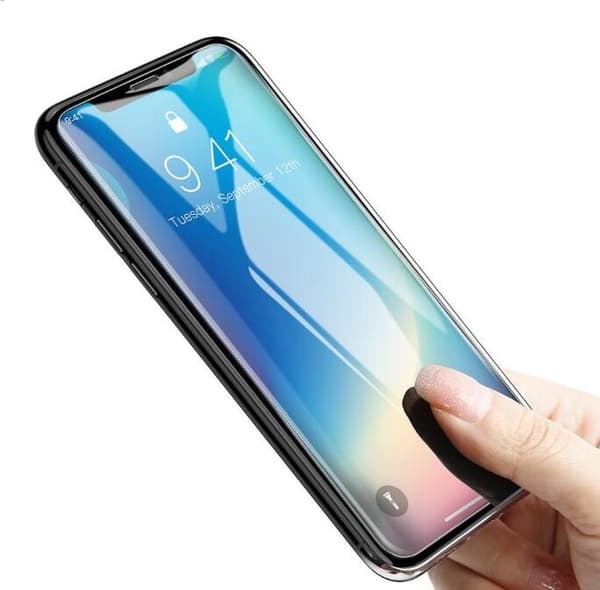 Baseus 0,3 mm Heltäckande Skärmskydd i Härdat Glas för iPhone XS Max