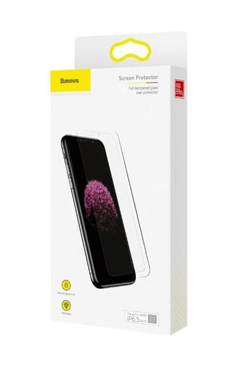 Baseus 0,3 mm Heltäckande Skärmskydd i Härdat Glas för iPhone XS Max