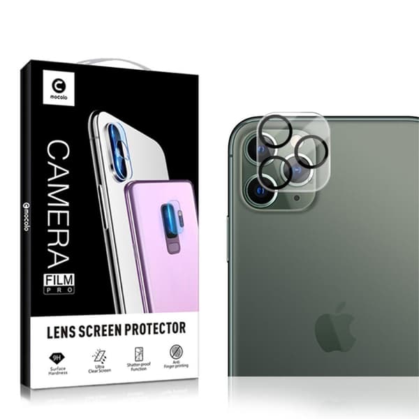 MOCOLO Linsskydd i Härdat Glas för iPhone 11 Pro Max