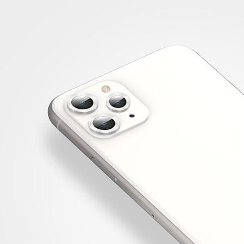 Baseus Alloy Linsskydd för iPhone 11 Pro & 11 Pro Max - Silver