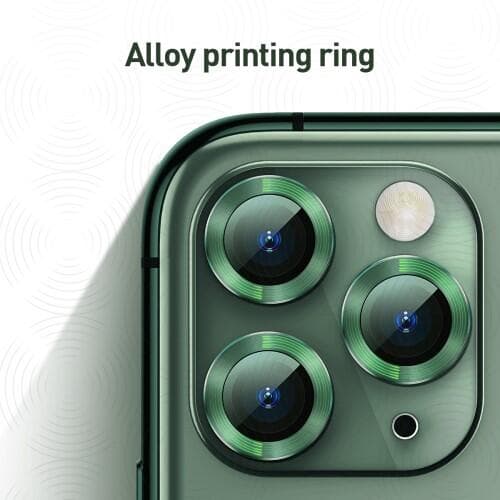 Baseus Alloy Linsskydd för iPhone 11 Pro & 11 Pro Max - Guld