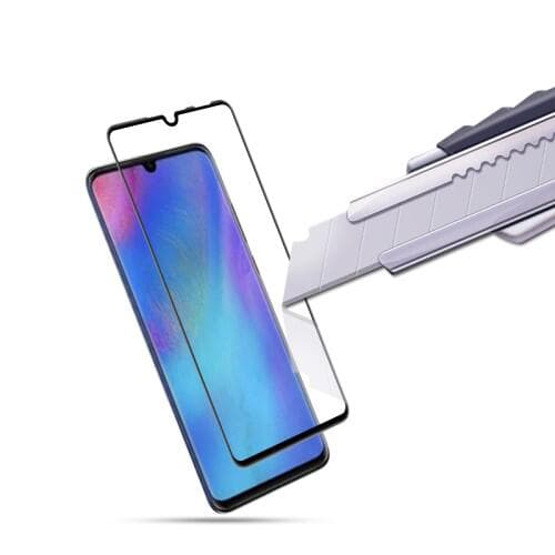 MOCOLO Heltäckande Skärmskydd i Härdat Glas för Huawei P30 Lite - Svart