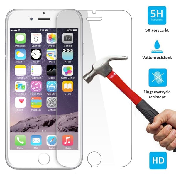 Weilis Skärmskydd i Härdat Glas för iPhone 6/6S/7/8/SE 2