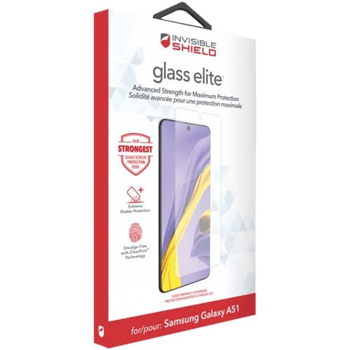 Zagg Inivisible Glass Elite Skärmskydd i Härdat Glas för Samsung Galaxy A51