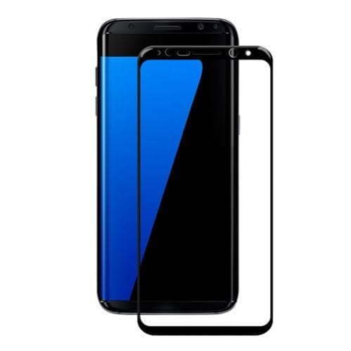 AMORUS Heltäckande skärmskydd i härdat glas för Samsung Galaxy S8 Plus - Svart