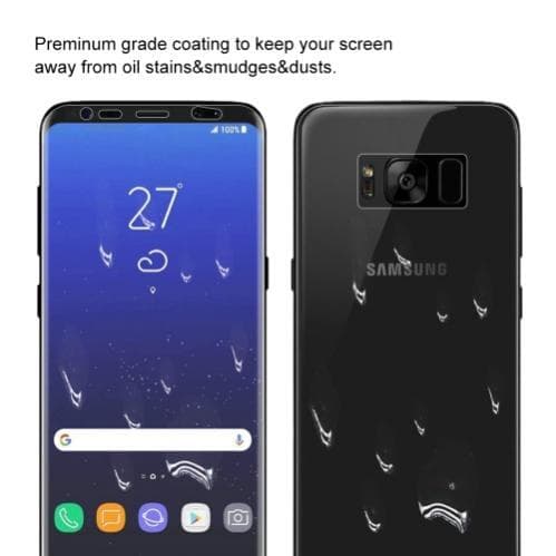 Samsung Galaxy S8 HD skärmskydd fram och baksida
