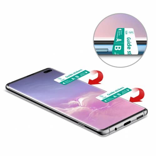 SiGN 3D Curved Skärmskydd Härdat Glas för Samsung Galaxy S10 Plus