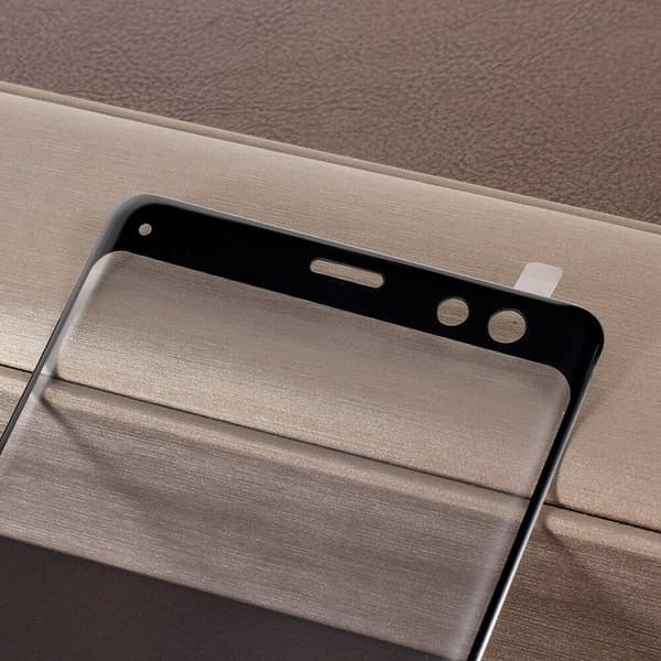 Heltäckande skärmskydd i härdat glas för Sony Xperia XZ3 - Svart