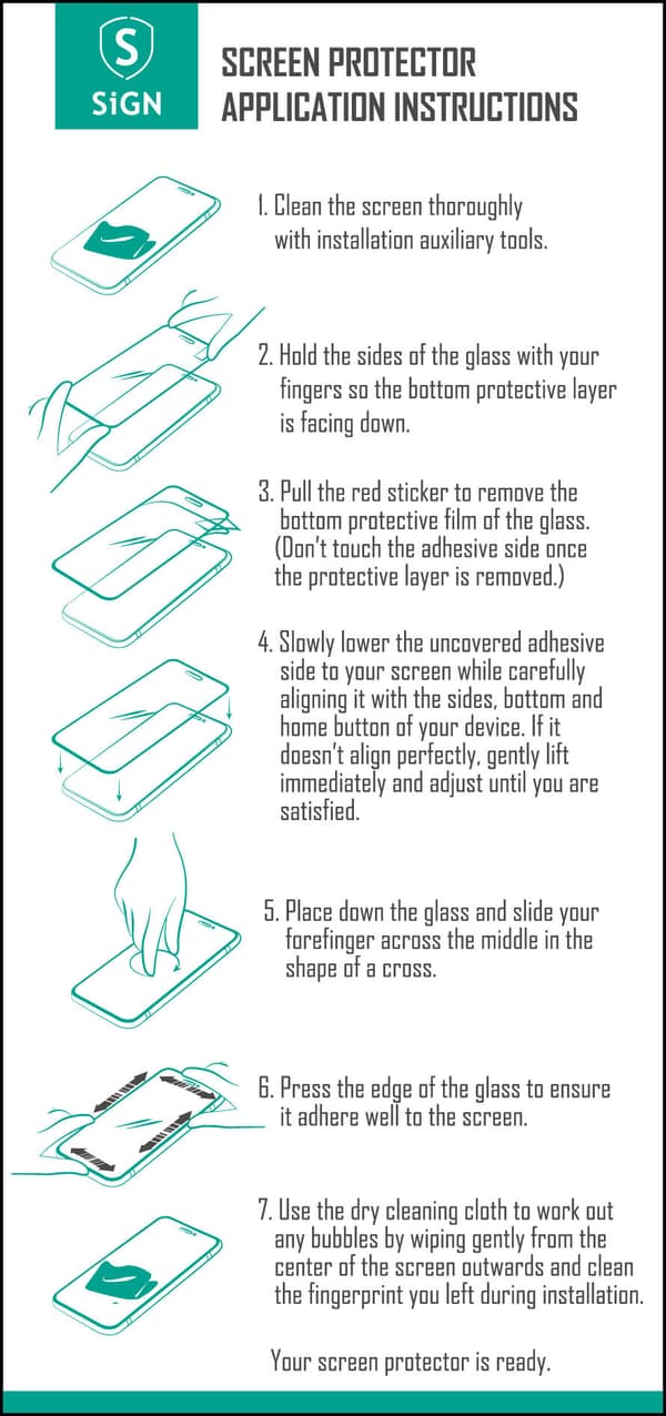 SiGN 3D Curved Heltäckande Skärmskydd i Härdat Glas för Sony Xperia XZ3