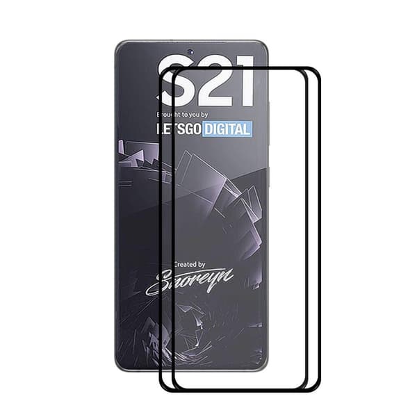 Hat Prince Skärmskydd i Härdat Glas för Samsung Galaxy S21 5G, 2 Pack