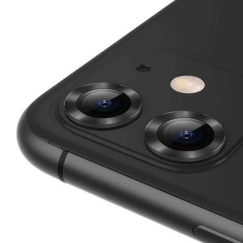 Baseus Alloy Linsskydd för iPhone 11 - Svart