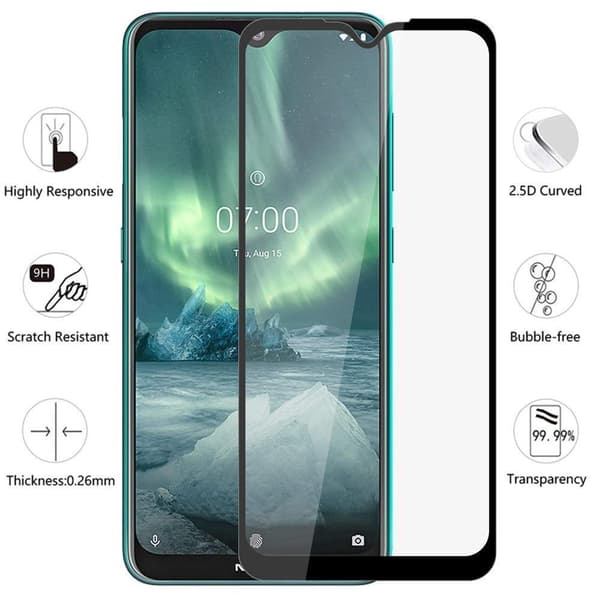 Nokia 2.3 Skärmskydd 2.5D 0,3mm