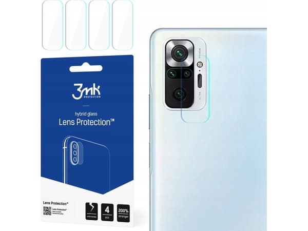 3MK 3MK Lens Protect Xiaomi Redmi Note 10 Pro Suojaus kameran objektiiville 4kpl