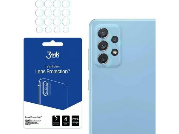 3MK 3MK Lens Protect Sam A725 A72 kameran objektiivin suojaus 4kpl
