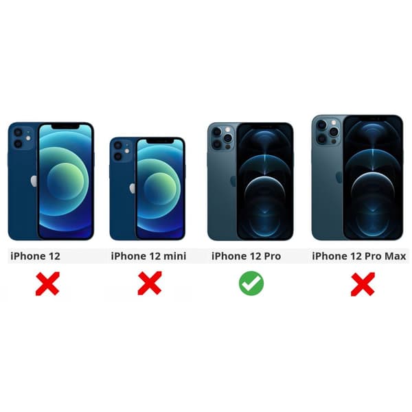 iPhone 12 Pro - Privacy Hærdet Glas Skærmbeskyttelse