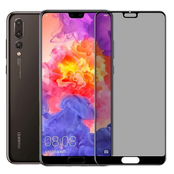 Huawei P20 Pro - Privacy Temperoitu Näytönsuoja Lasi