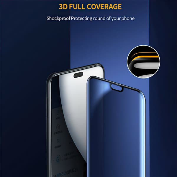 Huawei P20 Pro - Privacy Temperoitu Näytönsuoja Lasi