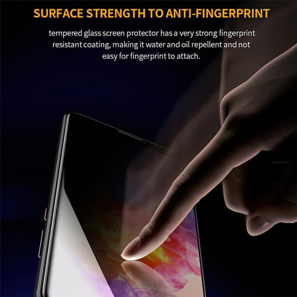Huawei P20 Pro - Privacy Temperoitu Näytönsuoja Lasi
