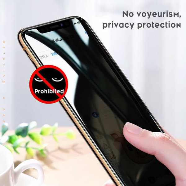 iPhone XR - Privacy Temperoitu Näytönsuoja Lasi