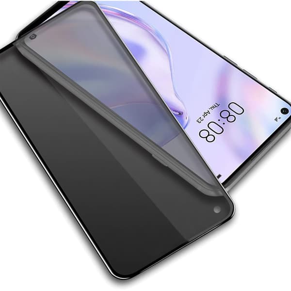 Huawei P40 Lite - Privacy Temperoitu Näytönsuoja Lasi