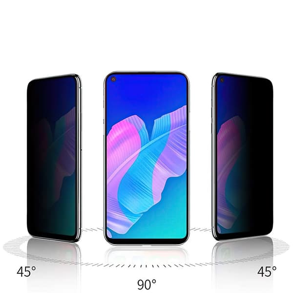 Huawei P40 Lite - Privacy Temperoitu Näytönsuoja Lasi
