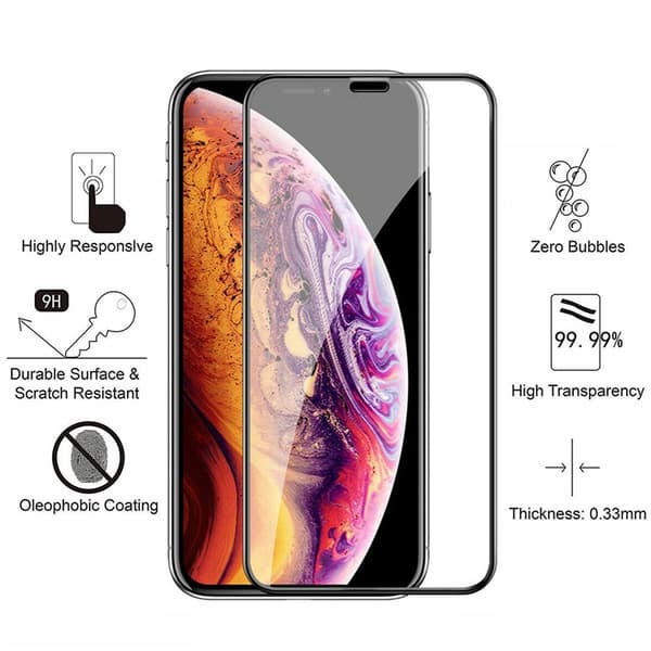 2 Pack iPhone X/Xs - Hærdet Glas Skærmbeskyttelse